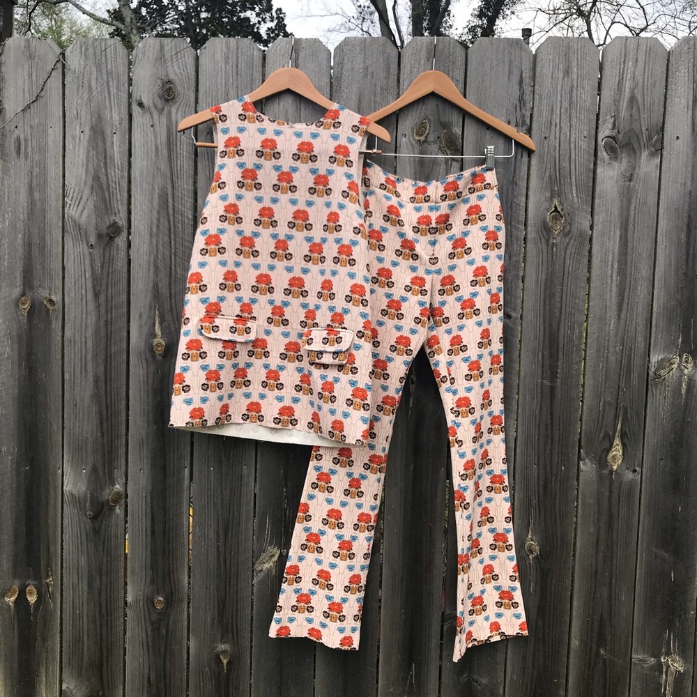 Top Shop 70’s Inspired Matching Print Set